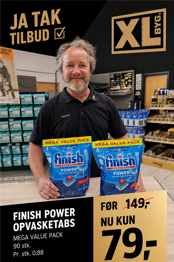 Finish Powerball All In One Opvasketabs - 90 stk.